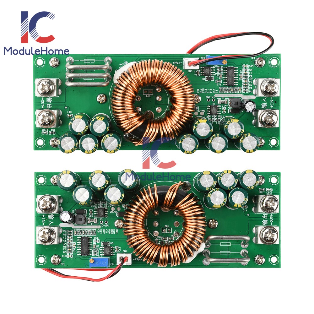 1200W 30A 1500W 50A Adjustable DC-DC Step-down Buck Power Supply Module
