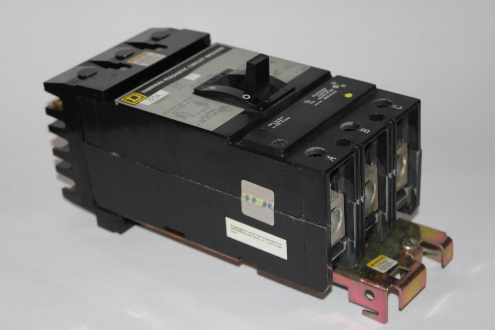 Square D KAB36225 225A 3 Pole 600V Thermal Magnetic Circuit Breaker