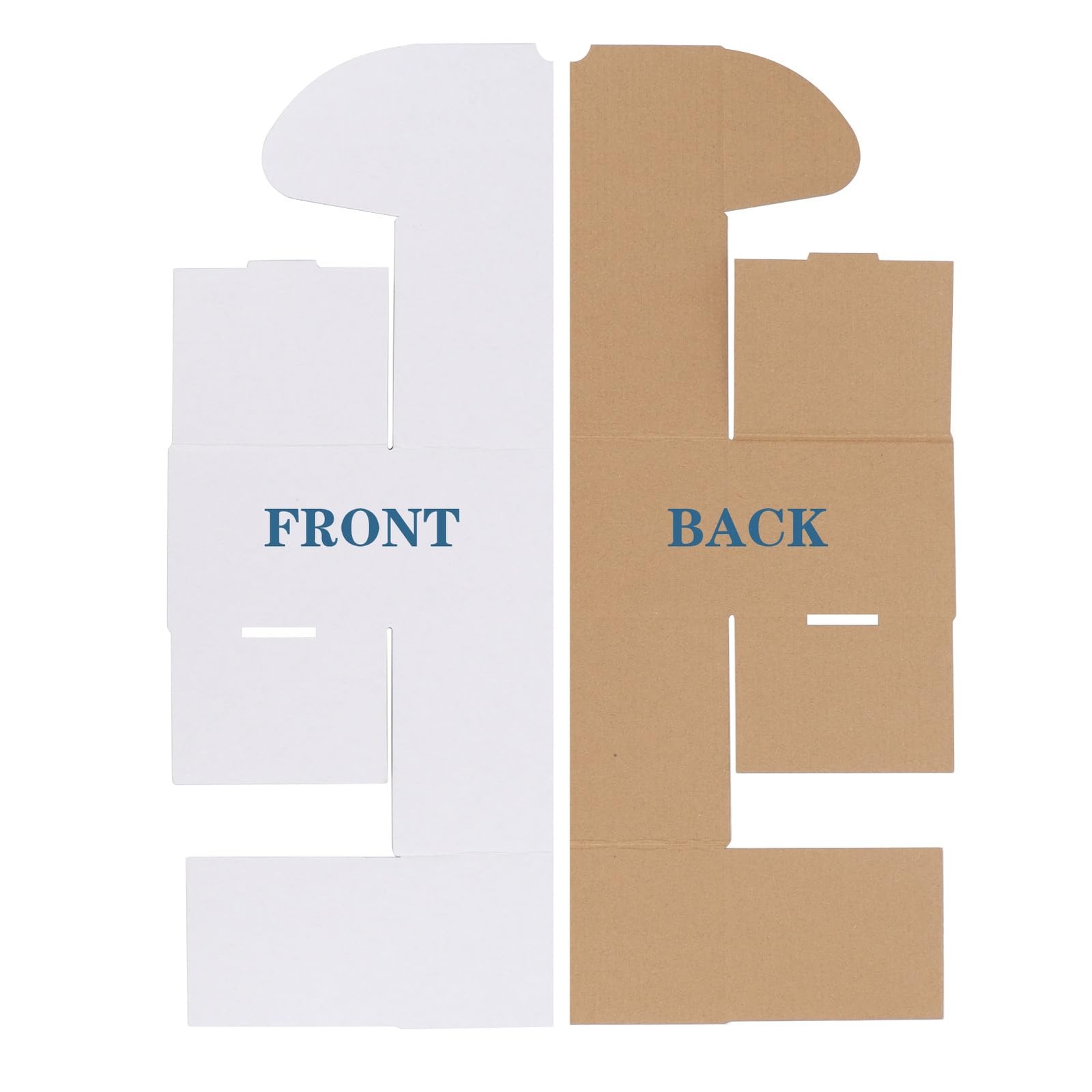 ZBEIVAN 12x10x6 White Shipping Boxes Set of 15, Corrugated Cardboard Mailer B…