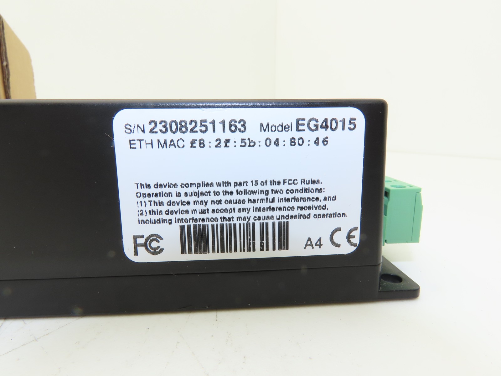 EGauge Systems EG4015 Data Logger Meter Server 277VAC 9-60VDC