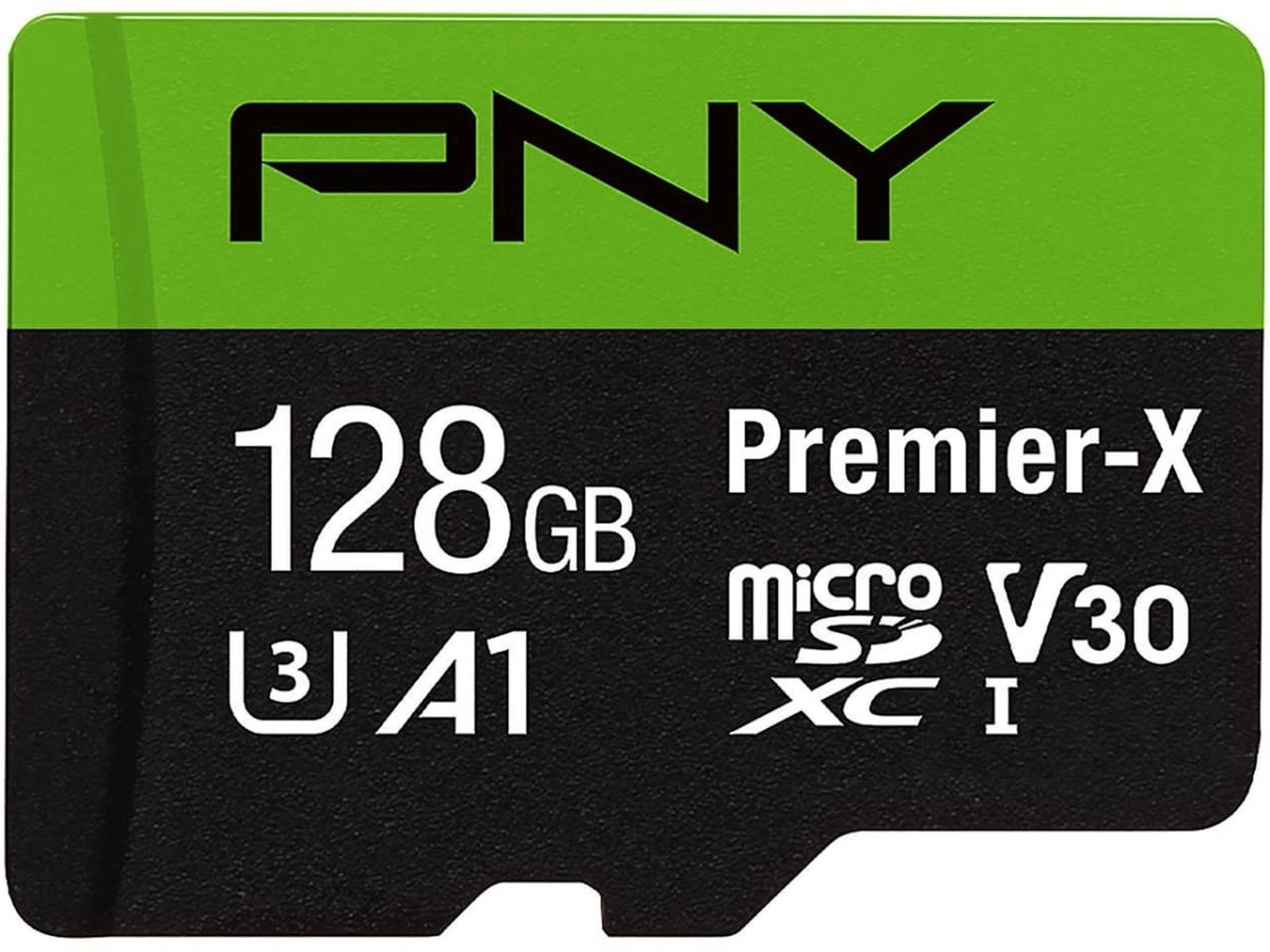 PNY 128GB Premier-X Class 10 U3 V30 microSDXC Flash Memory Card – 100MB/s, Cl…