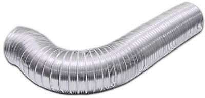 LAMBRO 304 Aluminum Semi-Rigid Duct, Flexible, 5 In. x 8 Ft. – Quantity 1