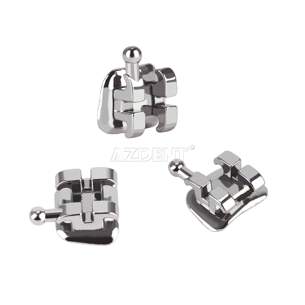 20pcs/pack Dental Orthodontic Brackets Braces Standard Edgewise Slot.022 Hooks 3
