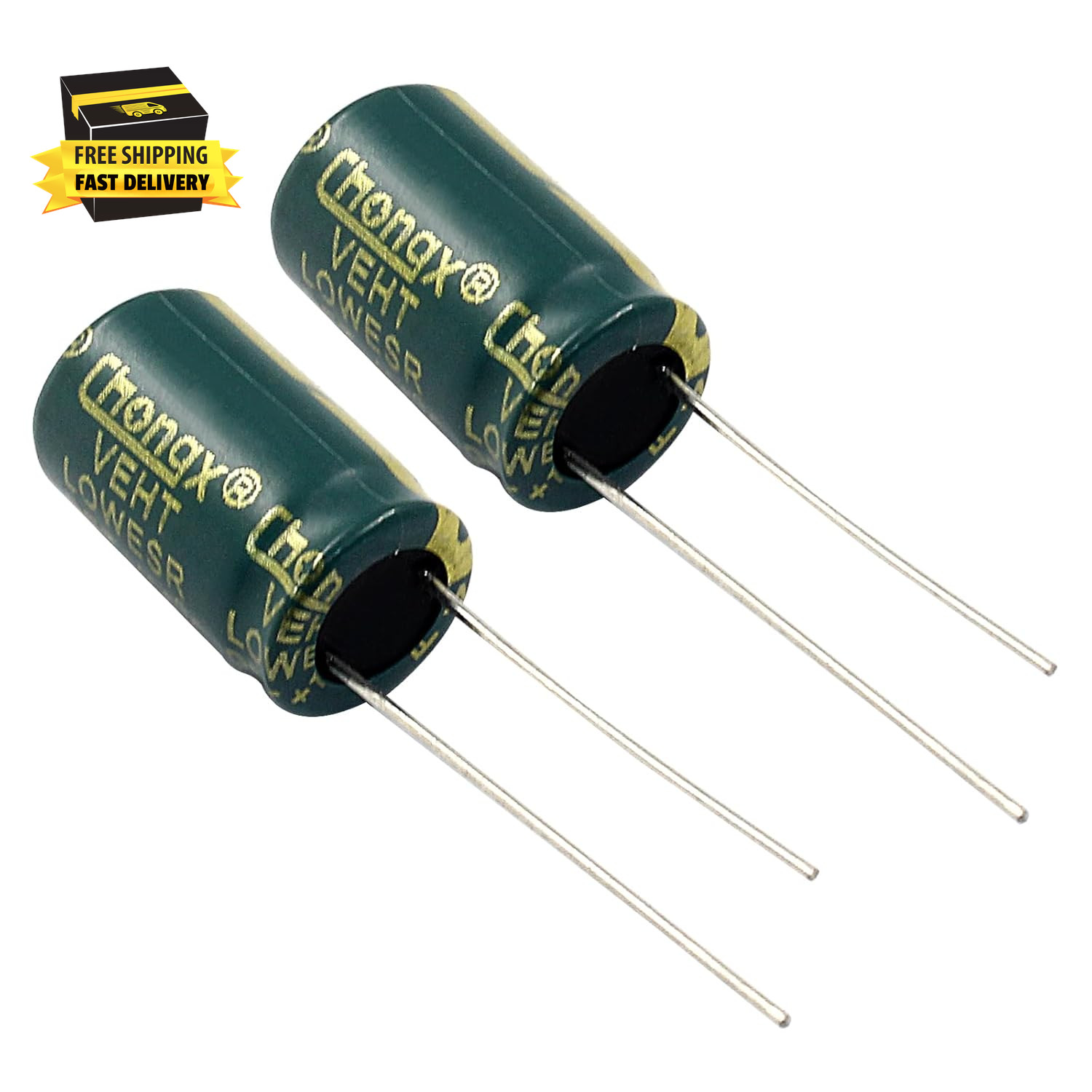 10PCS 400V 10UF Electrolytic Capacitor, 0.39X0.63In High Frequency Aluminum Elec
