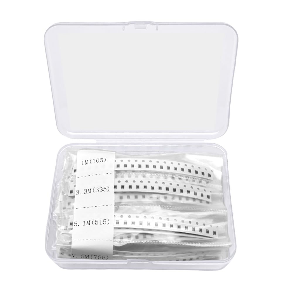 36Values 0805 SMD Resistor Kit 1R-10M Ω ohm 1/8W 0.125W ±5% Tolerance Thick…