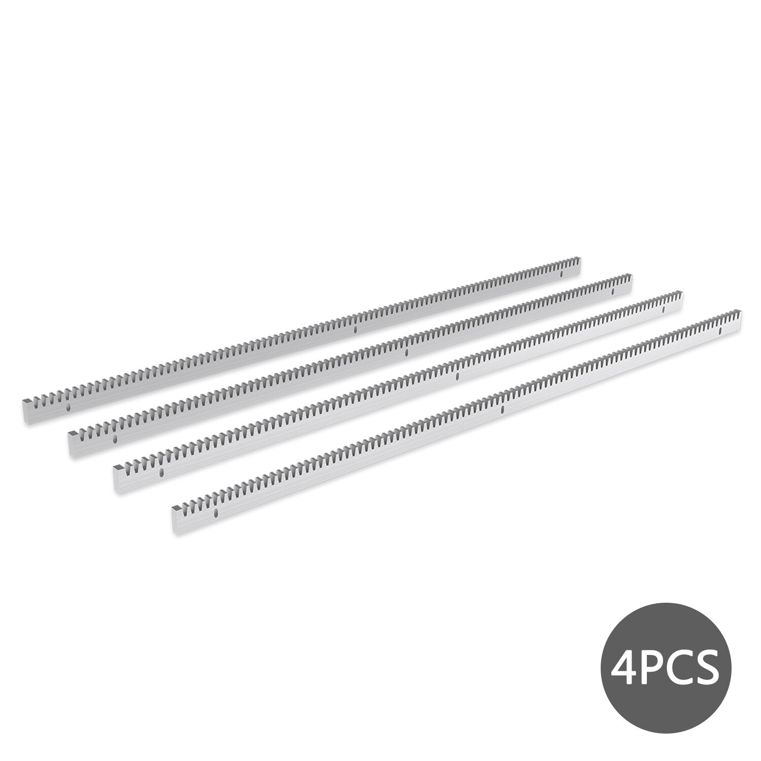Blütezeit Gear Racks 4pcs Pack for Sliding Gate Opener 13.12ft w/ Hardware Kit
