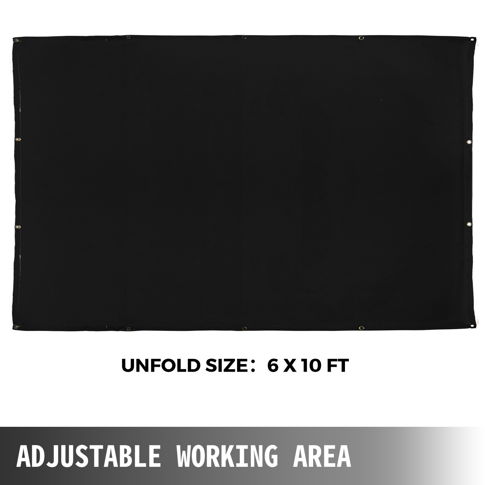 VEVOR Welding Blanket Fiberglass Blanket 6 x 10 FT Fire Retardant Blanket