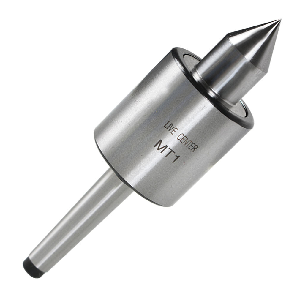 MT1 Live Center #1 Morse Taper 1MT Triple Bearing Lathe Medium Duty