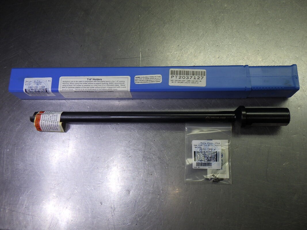 AMEC T-A #1 .69-.96″ Coolant Thru Spade Drill 1″ Shank 25010S-100F (LOC1753A)
