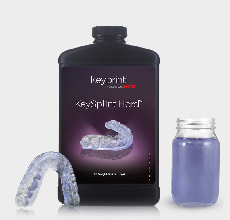 KeyPrint KeySplint Hard .5KG OR 1 KG for Rigid Dental Splints and Night Guards