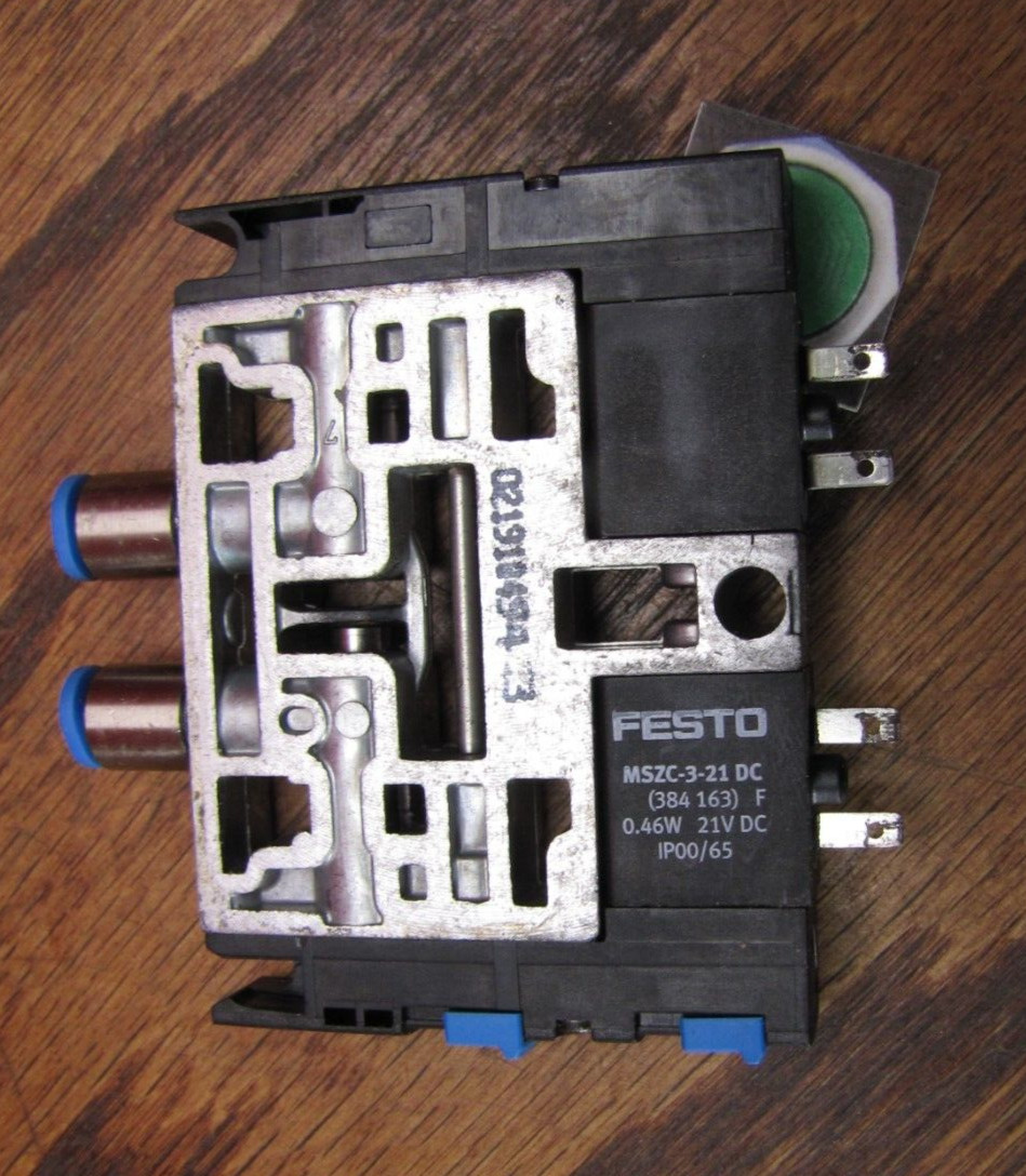 Festo Solenoid Valve MSZC-3-21 DC 21V 0.46W 384163 IP00/65 w/ 161417 P2023