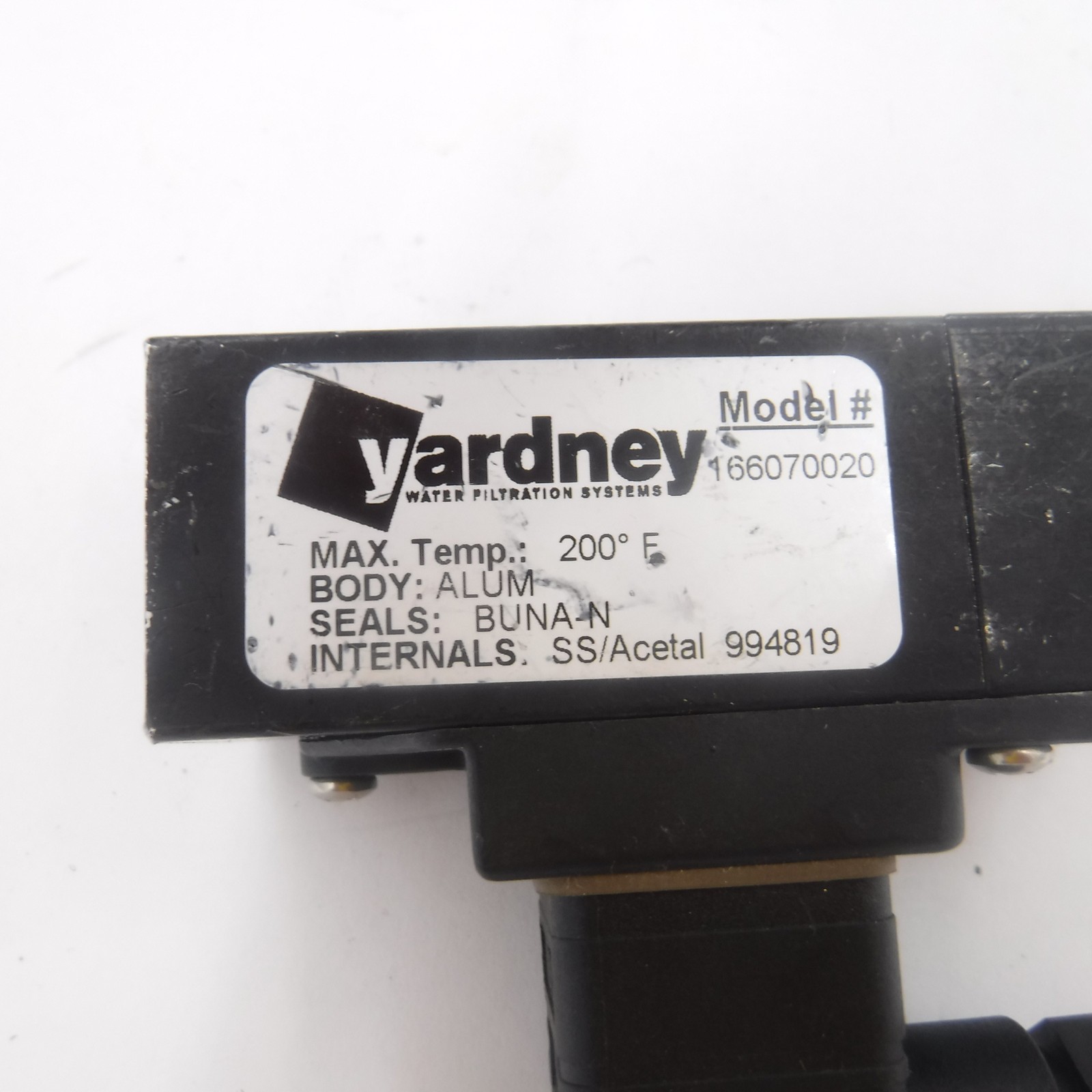Yardney 166070020 Pressure Differential Switch 0-20 psi Aluminum 200°F Max