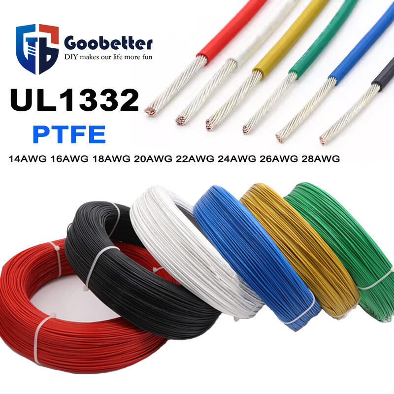 14/16/18/20/22-28AWG UL1332 High Temperature Wire PTFE Cable Wire Insulated Wire