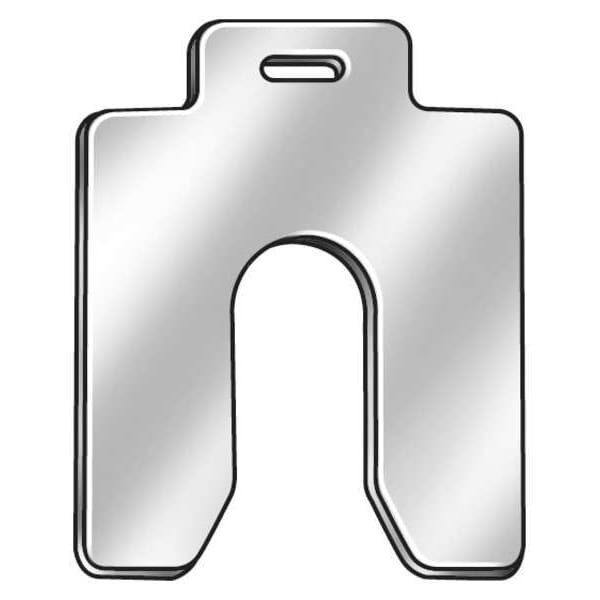 Maudlin Products Msc050-10 Slotted Shim C-4 X 4″ X 0.050″, Pk10