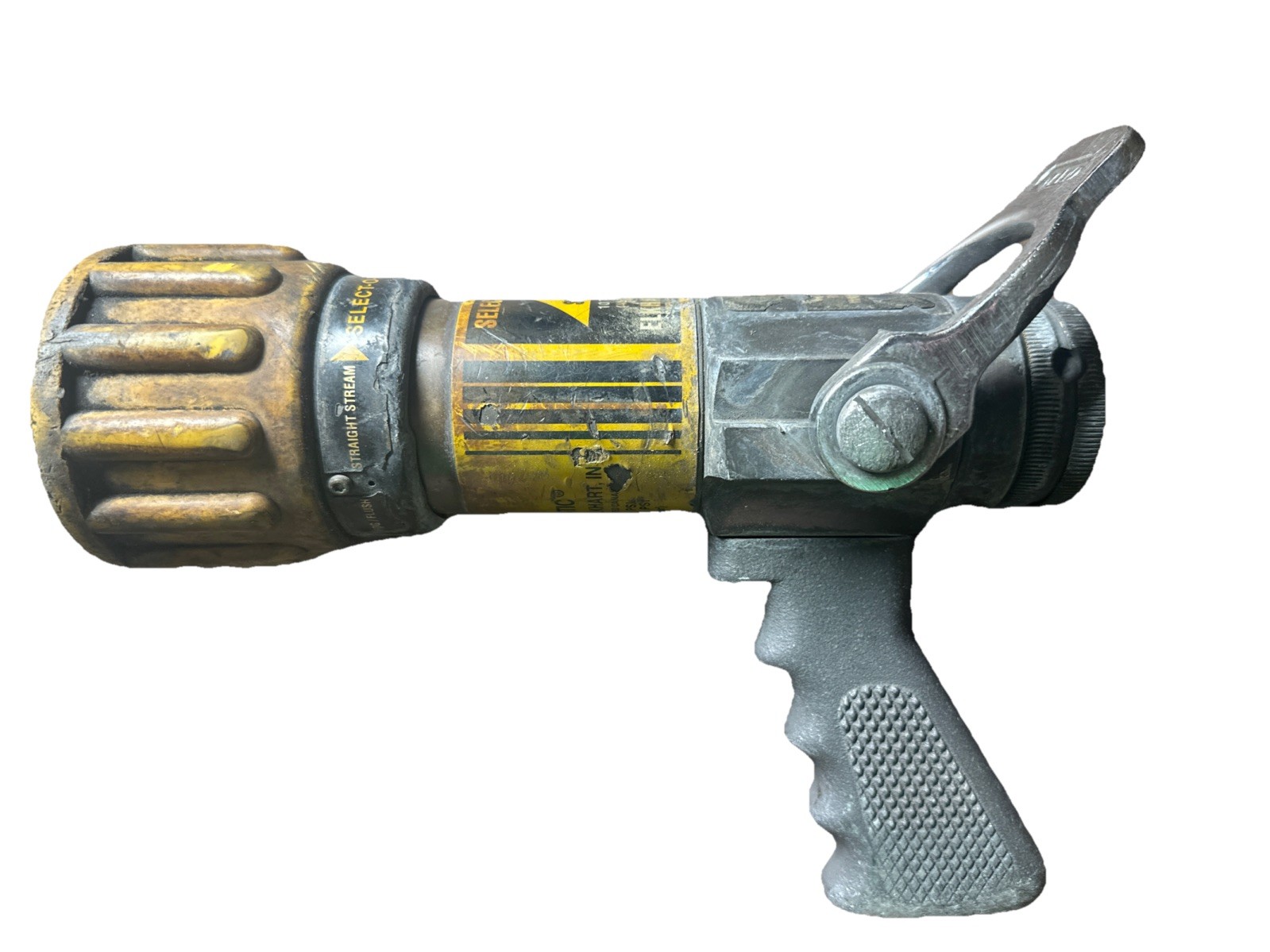 Elkhart Brass Fire Nozzle SM-30FG 1-1/2″ Select-O-Matic, 10-75 GPM + Pistol