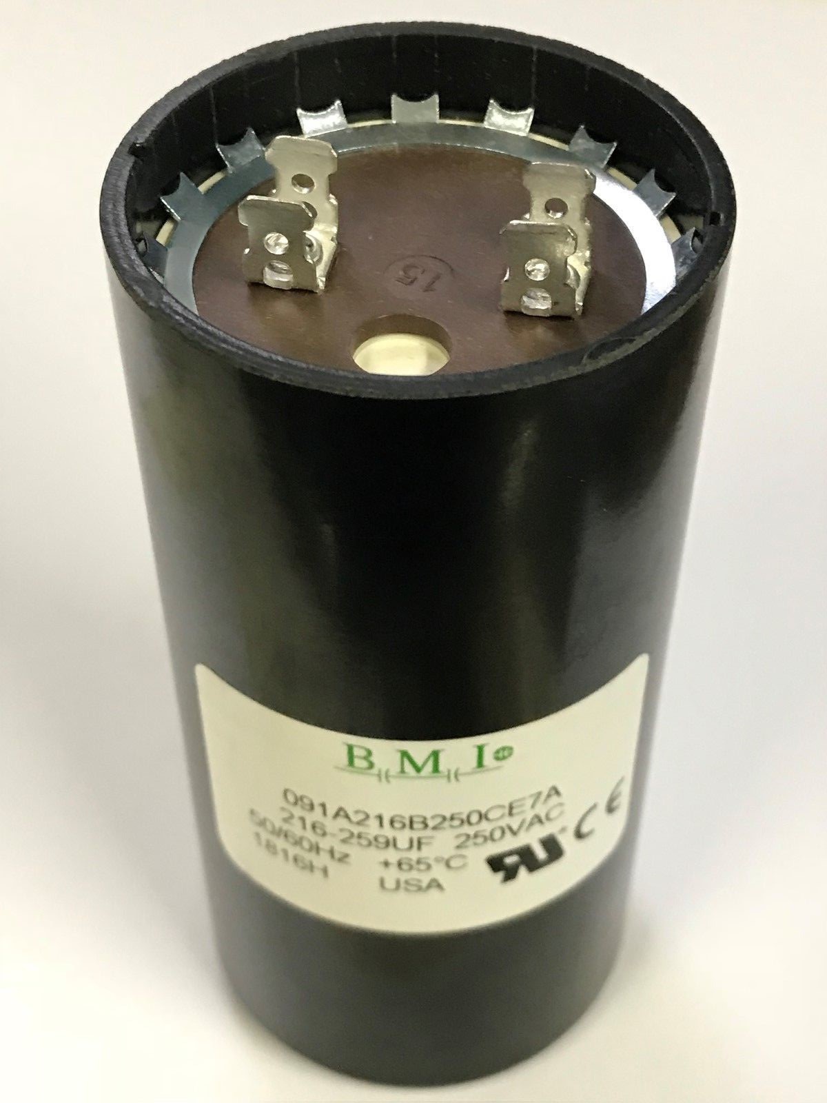 216-259UF MFD 250V Capacitor 091A216B250CE7A L1410T Same as Baldor EC1216C06SP