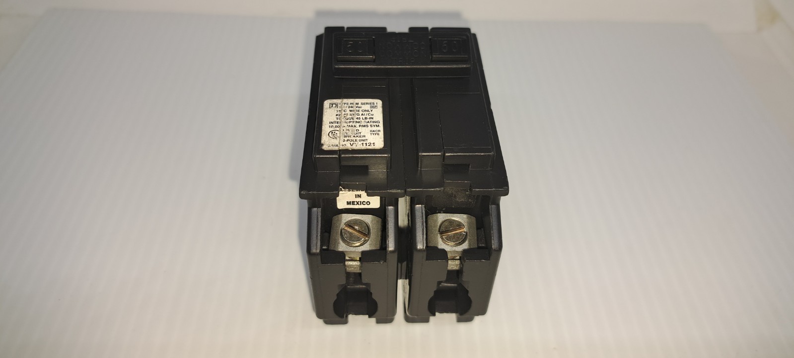 Square D HOM250 50 Amp 2 Pole 120/240V Type HOM Circuit Breaker