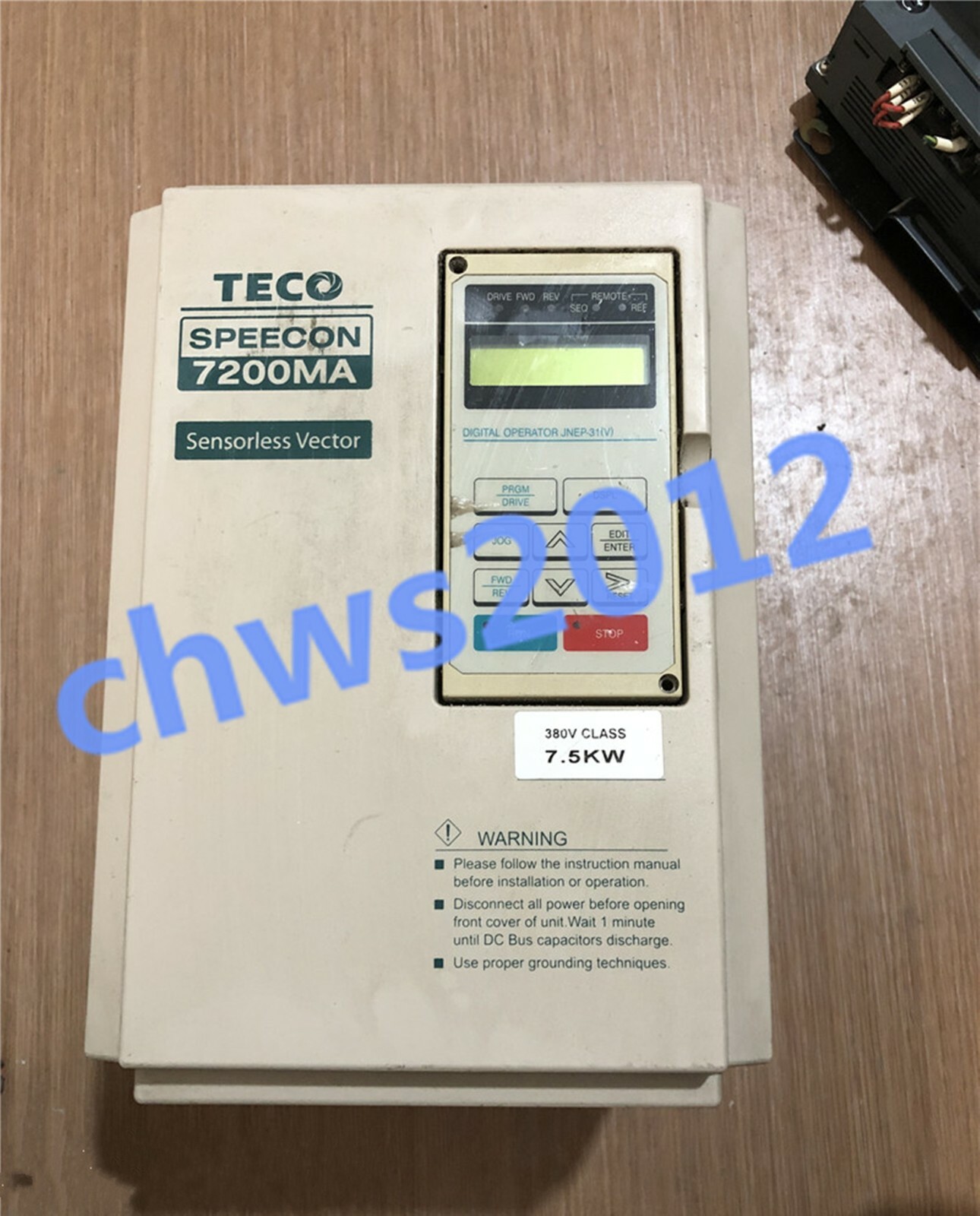 1 PCS TECO Inverter 7200MA JNTMBGBB0010AZ-U- 7.5KW 11KW 380V in good condition