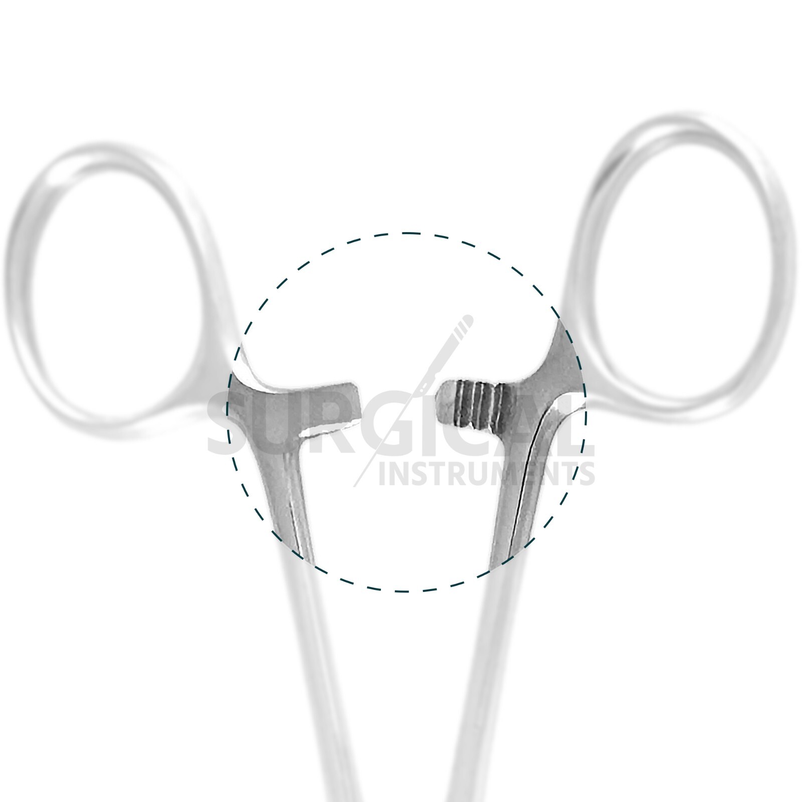 2 Pcs Set 8″ Straight + Curved Hemostat Forceps Locking Clamps German Grade