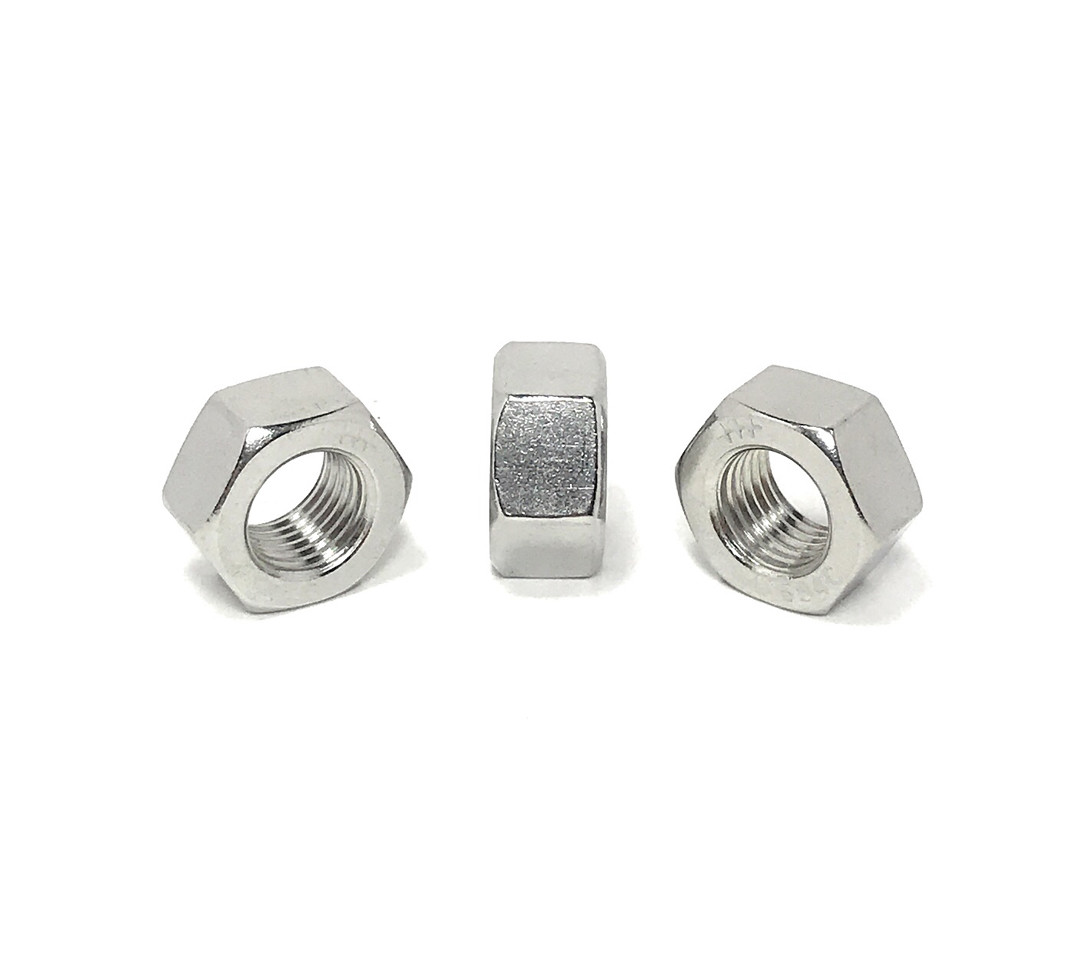 (25) 7/16-20 Finished Hex Nuts Stainless Steel (25 Pieces)