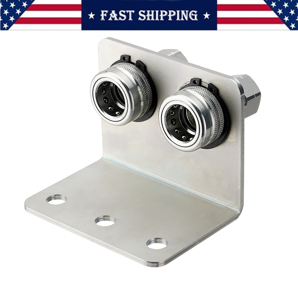 Hydraulic Quick Release Coupling, 1/2» NPT Double Break-away Bracket Set