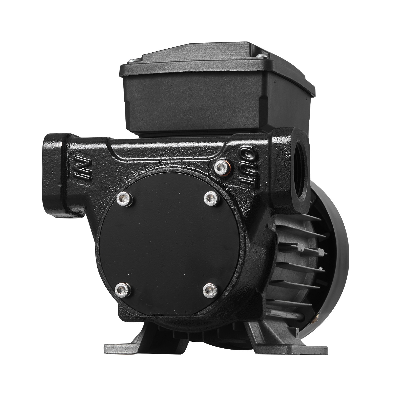 Uimoso Electric Fuel Transfer Pump 110V, 16 GPM, 60 L/min with Fuel Nozzle