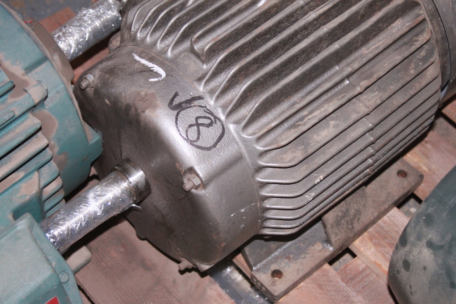 Baldor 10HP 254U 208/230/460V 3450RPM TEFC M2393 Industrial Motor #8