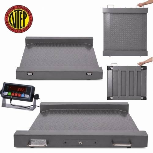 NTEP Certified Industrial Portable Drum scales 48″ x 48″ Platform Size 1000 lbs