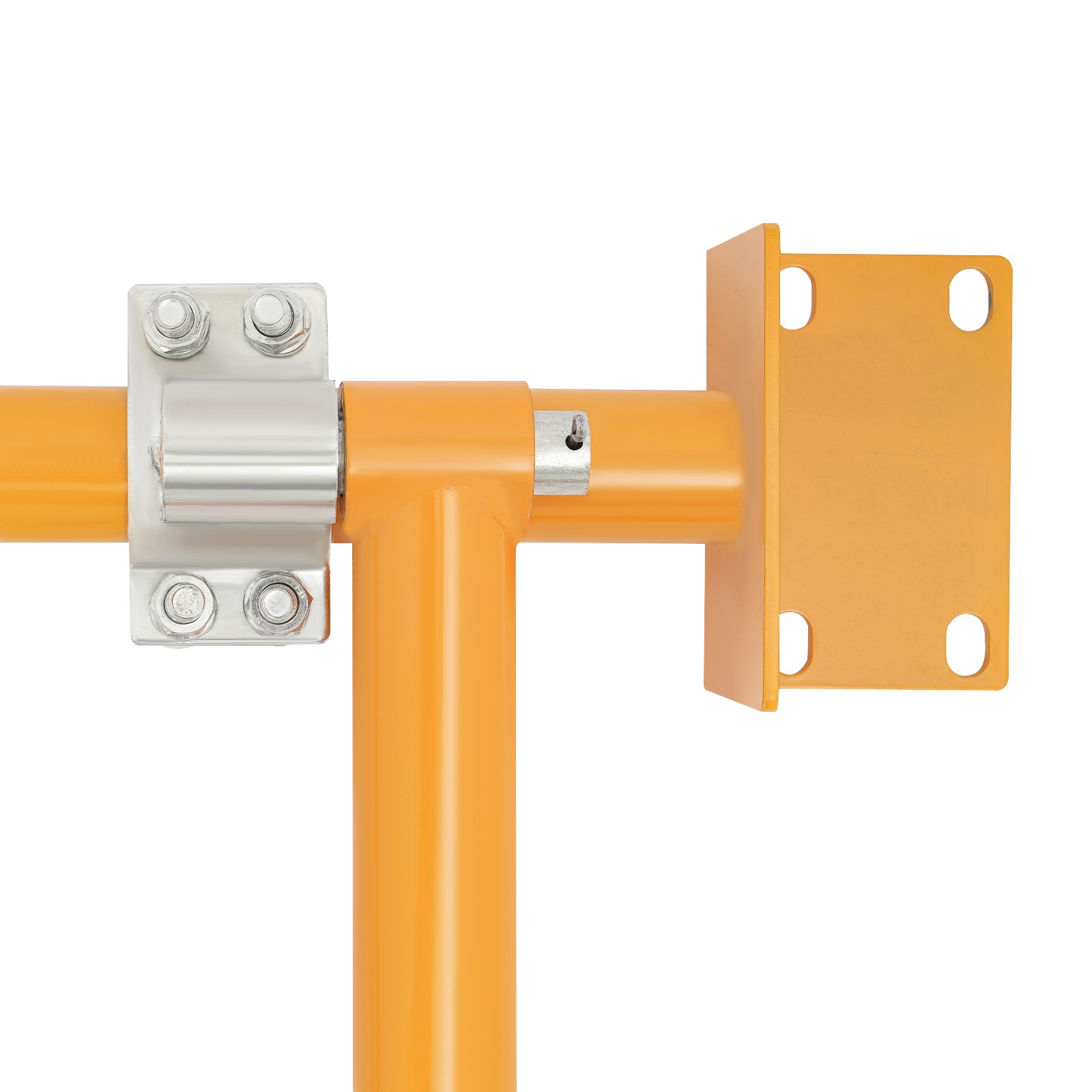 Wall Mount Jib Crane Bracket, 200kg Capacity Swing Arm Hoist, Orange Alloy Steel