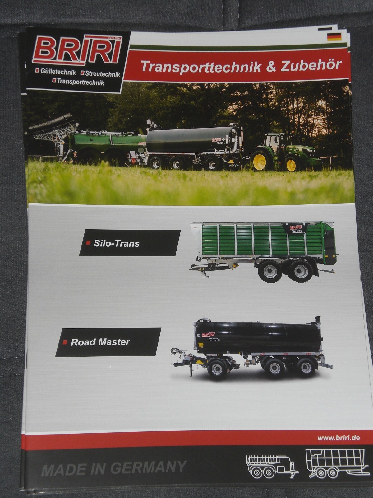 Briri Forage Truck, Slurry Transporter Brochure from 11/2023 (11209)