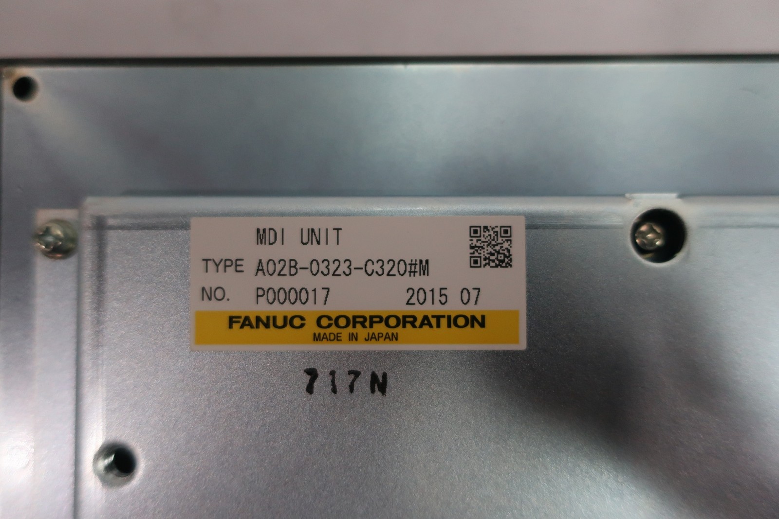 Fanuc A02B-0323-C320#M Mdi Unit