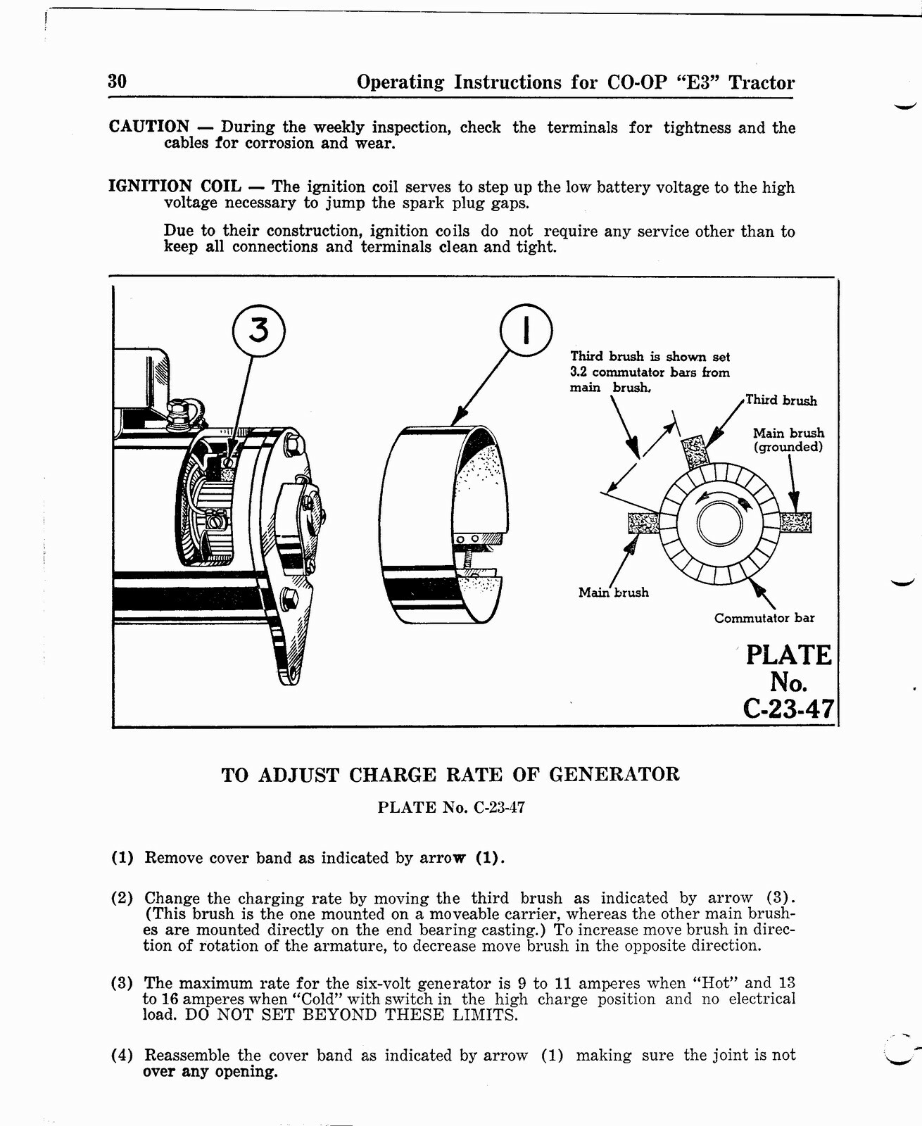 CO-OP E3 Tractor Operating Instructions (please read description)