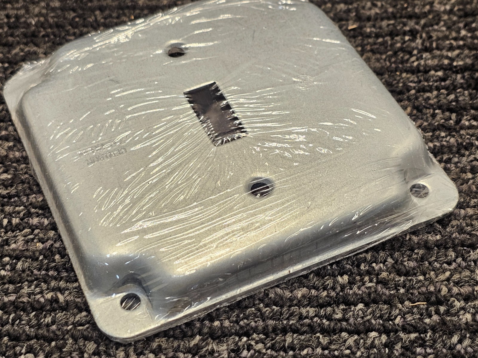 (QTY 50) Centaur CM-4401 4″ Square Industrial Cover With Crushed Corner