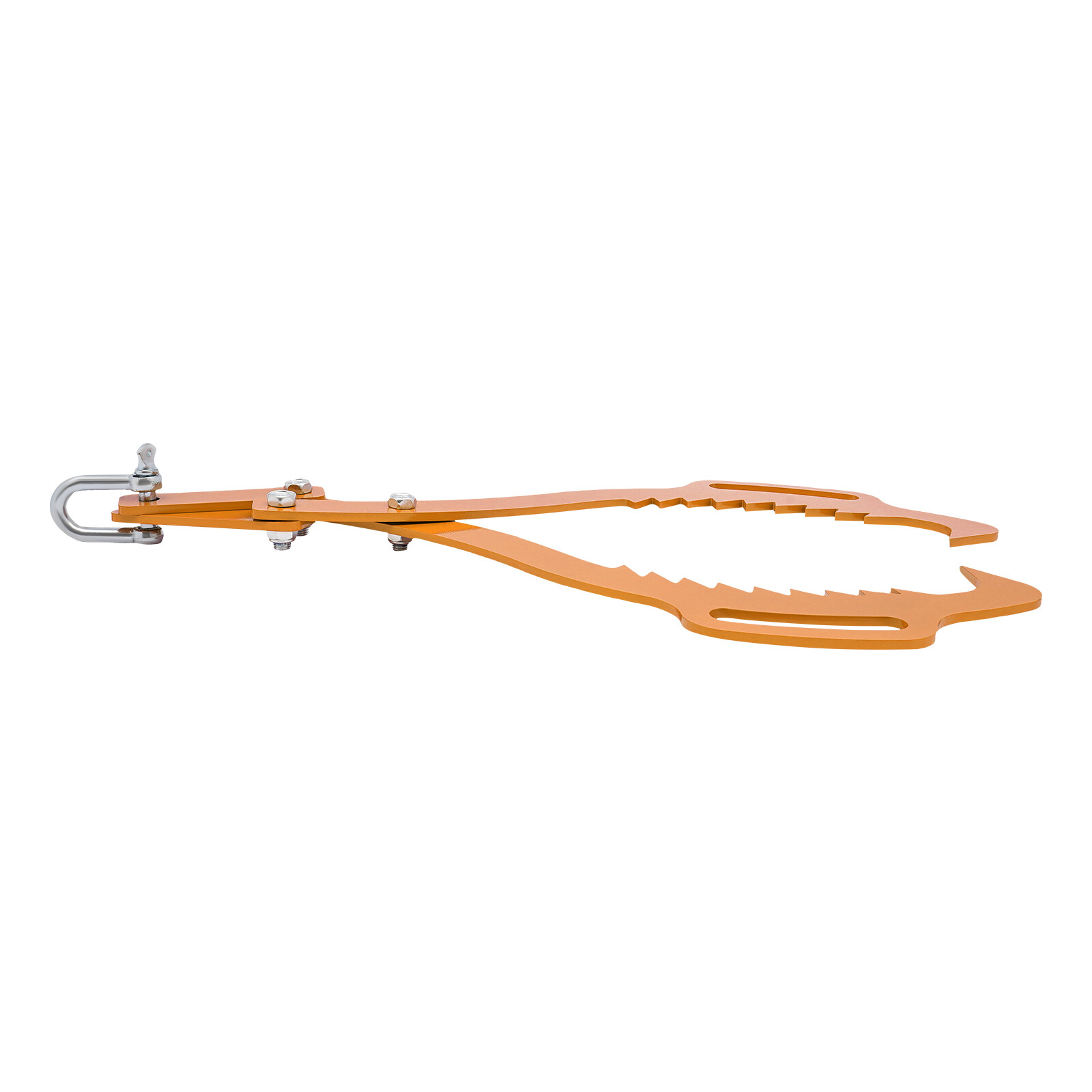25 in Claw Hook Log Lifting Tongs Heavy Duty Grapple Timber Claw 1000kg/2200lbs