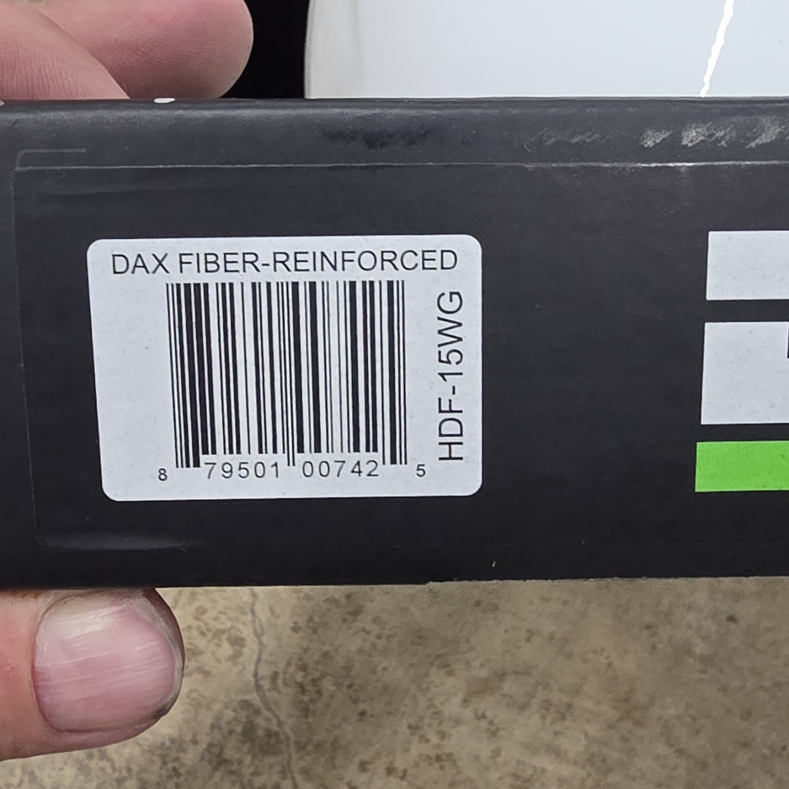 LIFT DAX Fiber-Reinforced Hard Hat White Ratchet ANSI E HDF-15WG