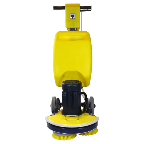 Cimex 15″ Hard Floor Scrubber Machine CR38SC Reversing 6.5gal Stiff Brush Kit