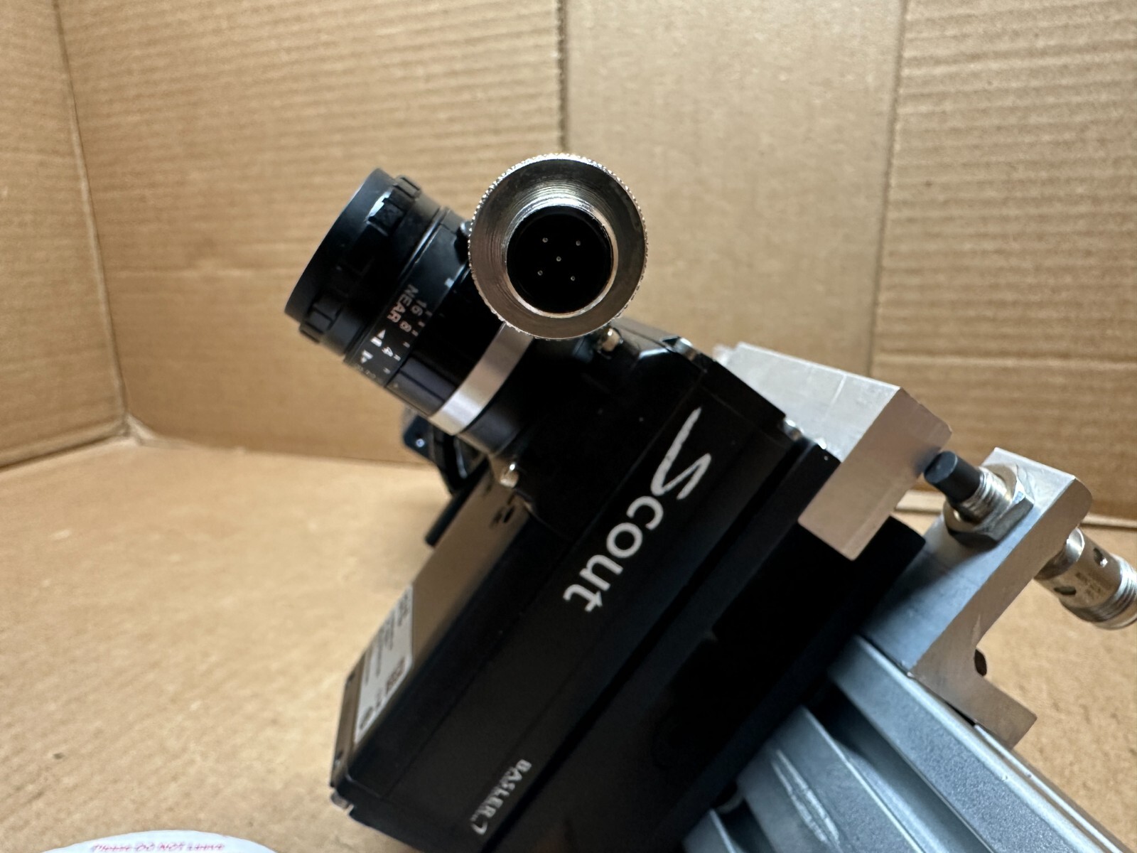 BASLER SCA640-70GM MONOCHROME CCD CAMERA + ORIENTAL DRL42PA2-10 S/N: 20925616