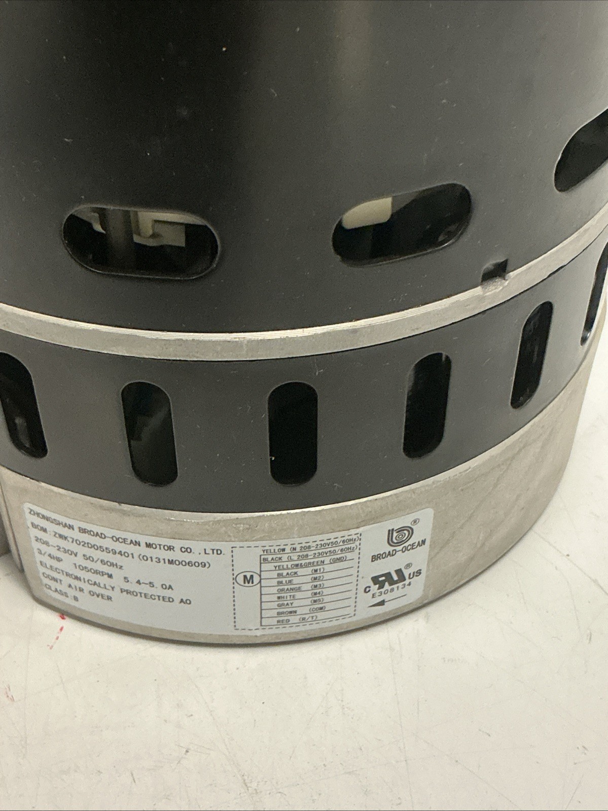 NEW, GOODMAN, 0131M00609S, 3/4HP MOTOR, 240V, X13, 1410390350. (19G-3)