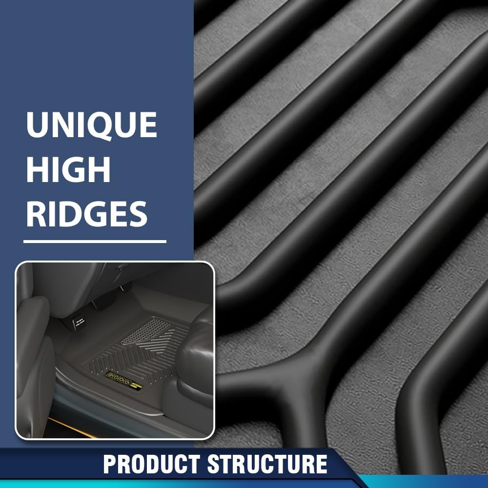 TPE 3-Piece Premium Floor Liners 2020-2024 Corolla Sedan No Hatchback