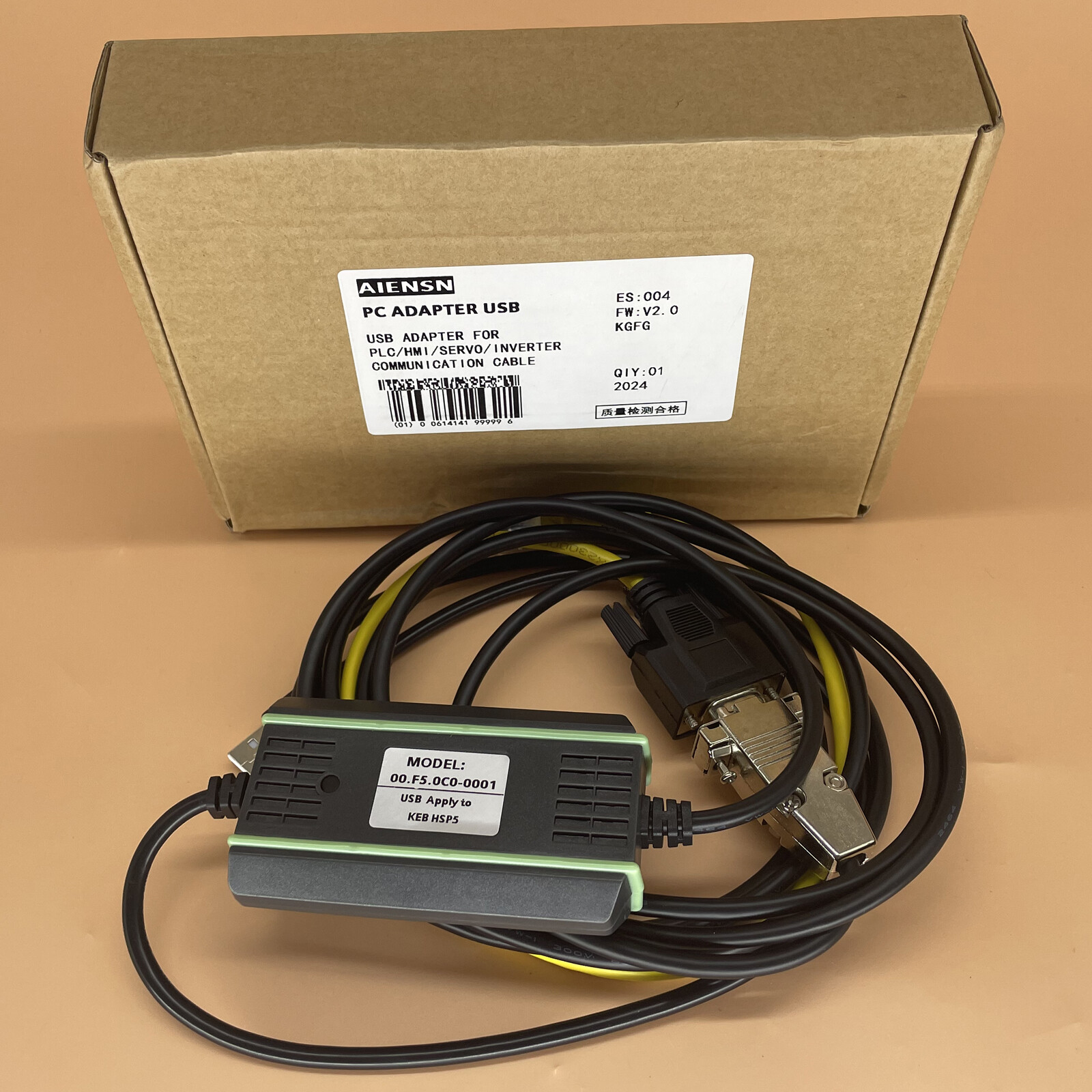 New 00.F5.0C0.0001 KEB Inverter Drive Data Cable In Box