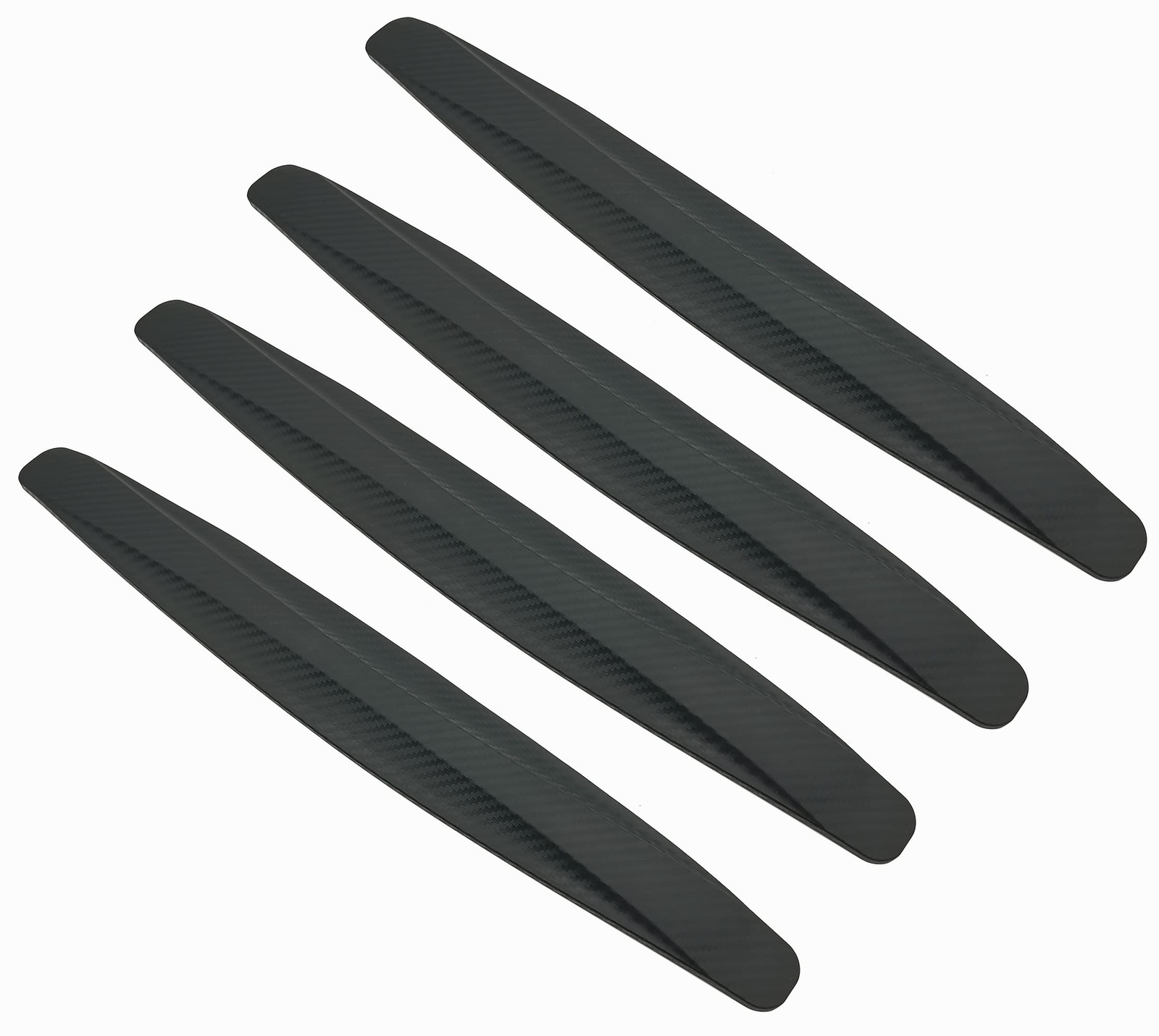4 Pack Car Bumper Guard, Universal Rubber Protector for SUV – Front/Rear Anti…
