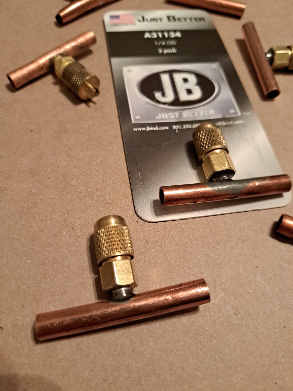 JB A31134 1/4 OD Just Better Lot of 7
