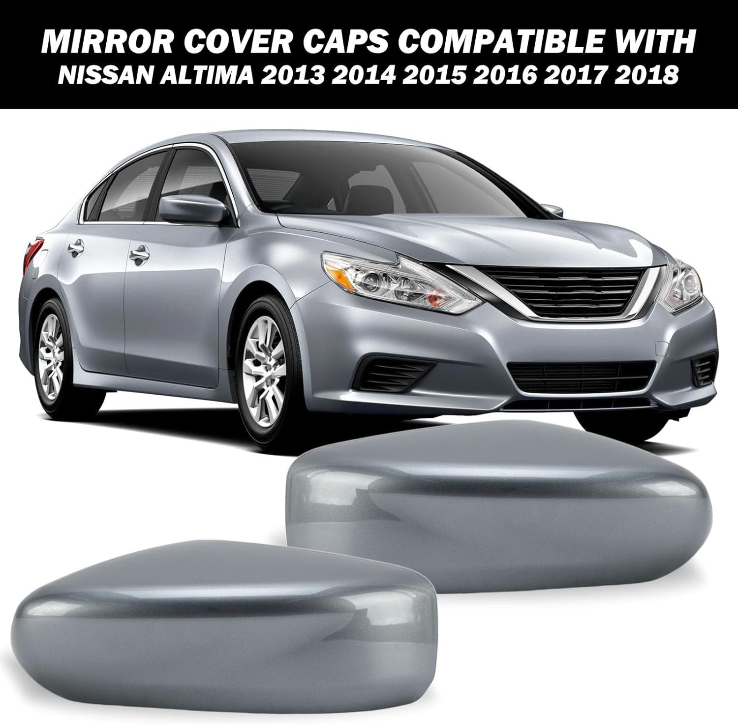 Right Side Mirror Cover Cap For Nissan Altima Sedan 2013 2014 2015 2016 2017 201