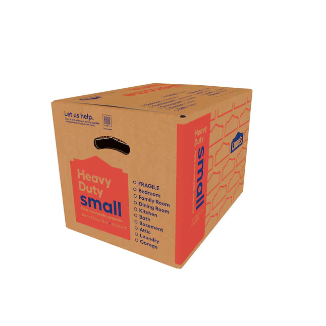 Heavy Duty Cardboard Moving Box with Handle Holes FAST shipping and any size