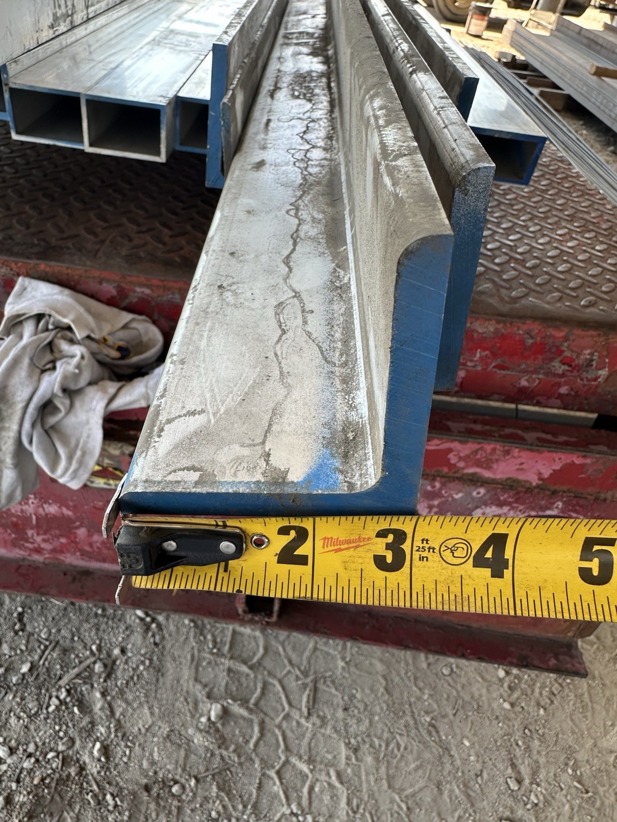 Aluminum Angle 3/8″ x 3″ x 3″ x 1 Foot Unpolished Alloy 6061 90 Degrees 12” Inch