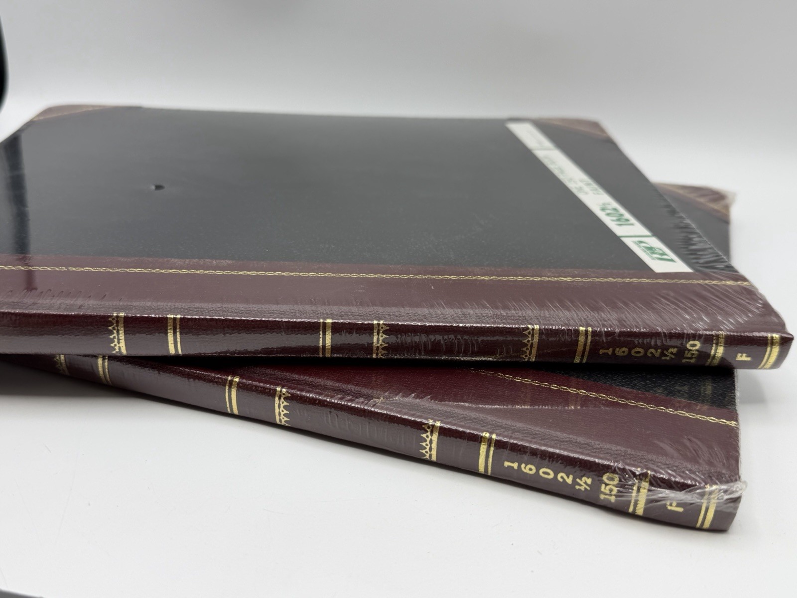 2 Vintage Boorum Pease 1602½ Ledger Account Books 150 Page NOS Sealed