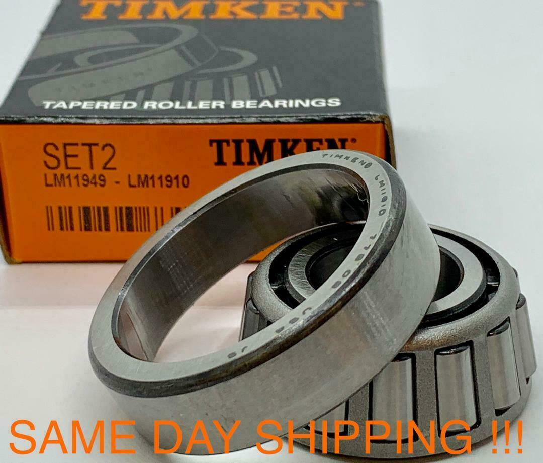 Timken USA Set2, Set 2 ( LM11949 & LM11910) A2 Cup & Cone SAME DAY SHIPPING!!!!