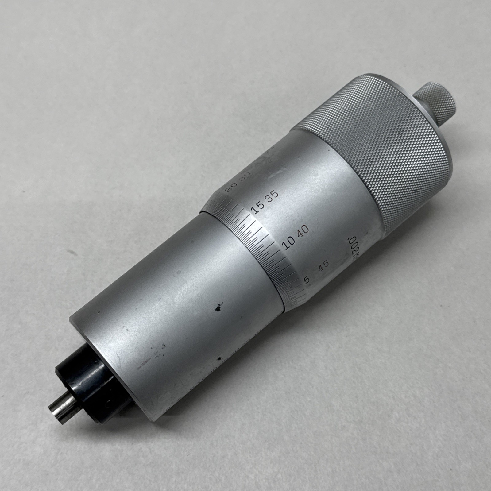 Starrett Dual Reading Large 0-25mm .02mm Micrometer Head 468M TESTED
