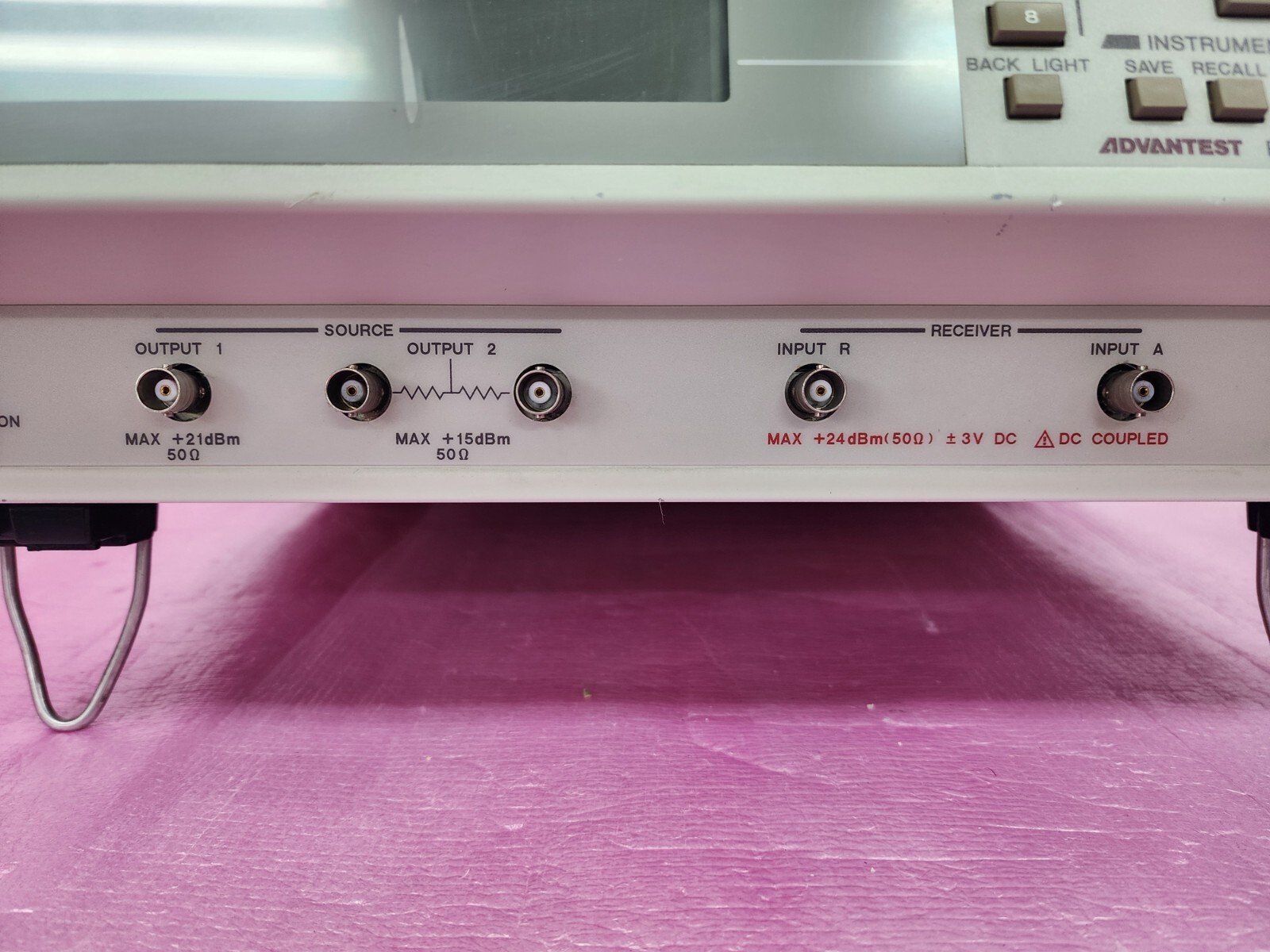 ADVANTEST R3753B Network Analyzer, 5 Hz to 500 MHz