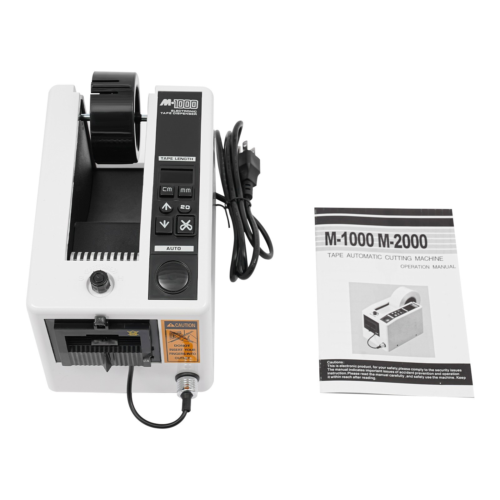 Automatic Electric Tape Cutter for Wrapping/Packing 0.79-39.33in Cutting Length